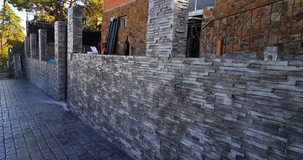 beton amprentat vertical